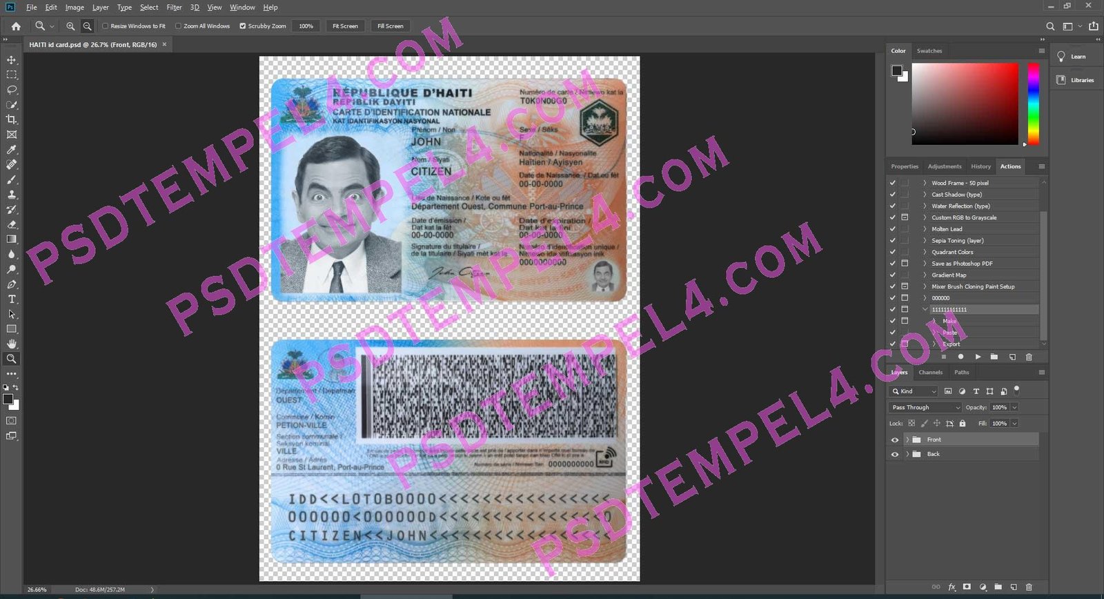Haiti id card