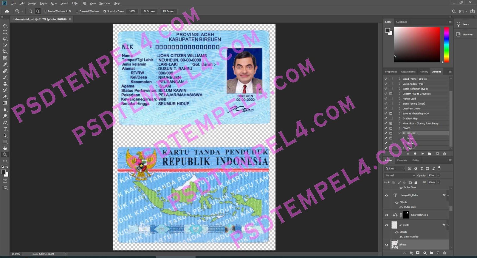 Indonesia id card