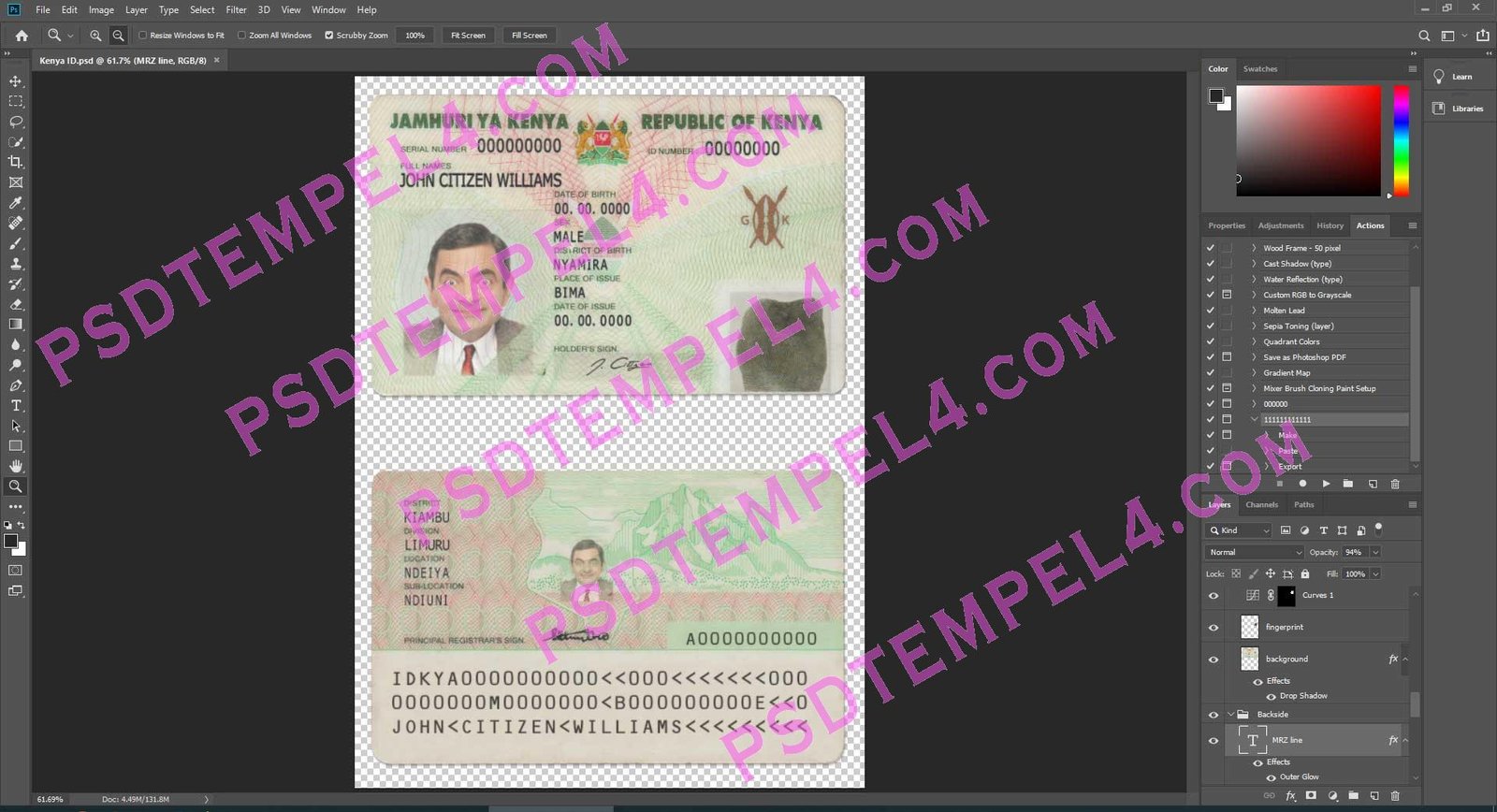 Kenya id card