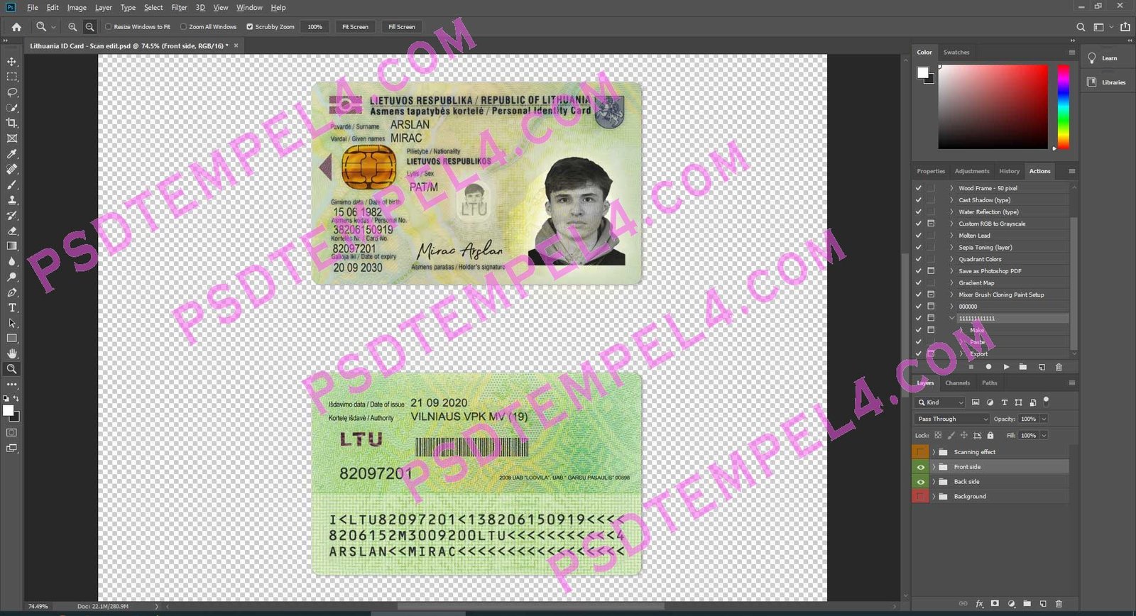 Lithuania ID Card