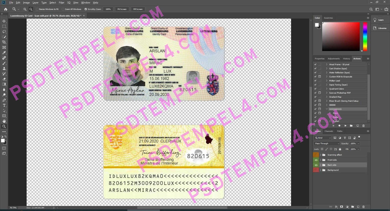 Luxembourg ID Card