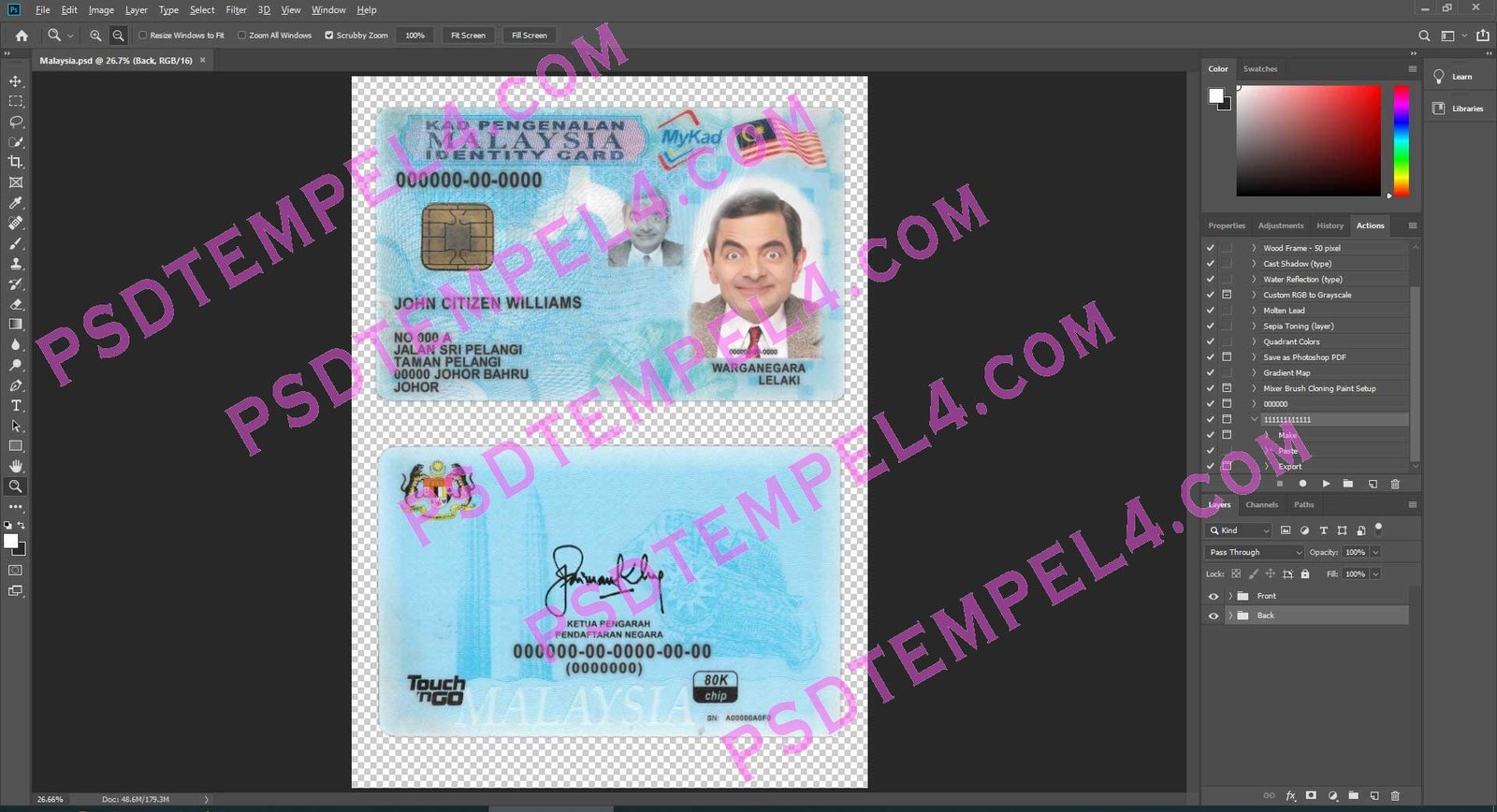 Malaysia ID Card V3