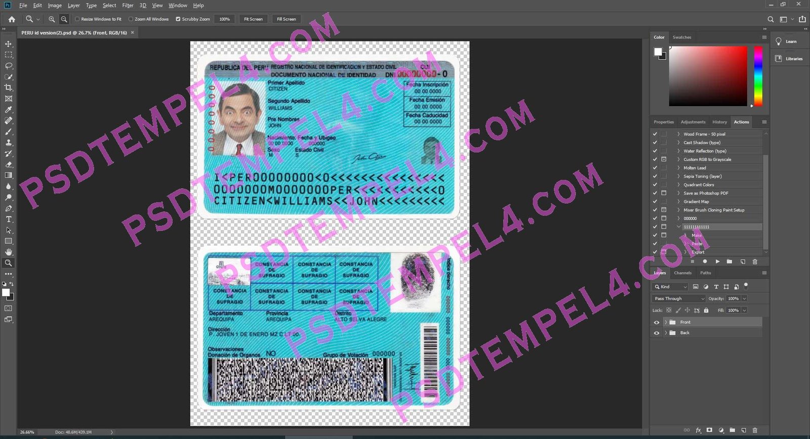 Peru id card