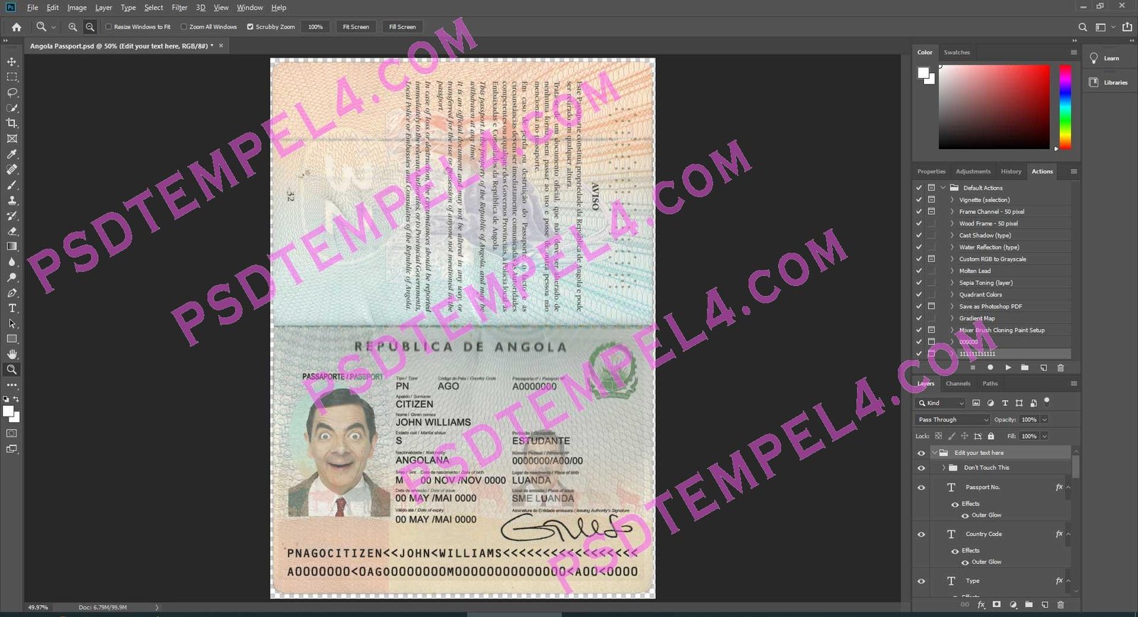 Angola Passport