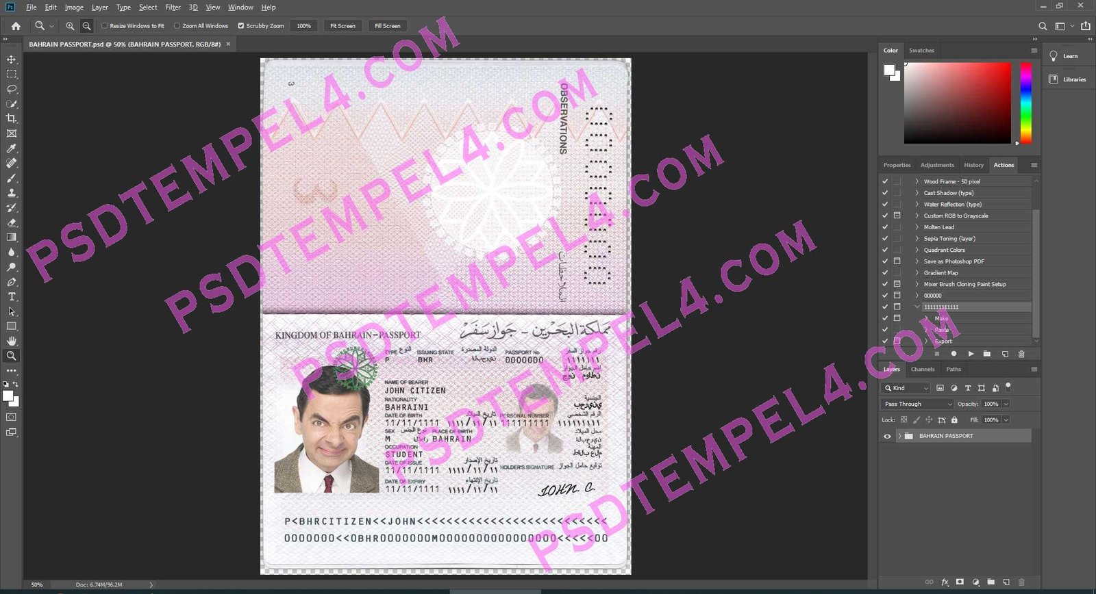 Bahrain Passport