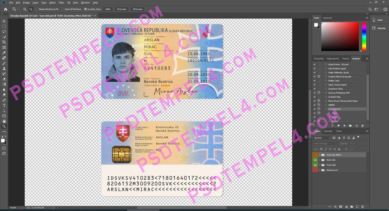 Slovakia Republic ID Card