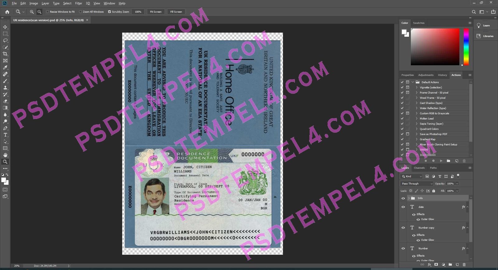 UK United Kingdom residence documentation