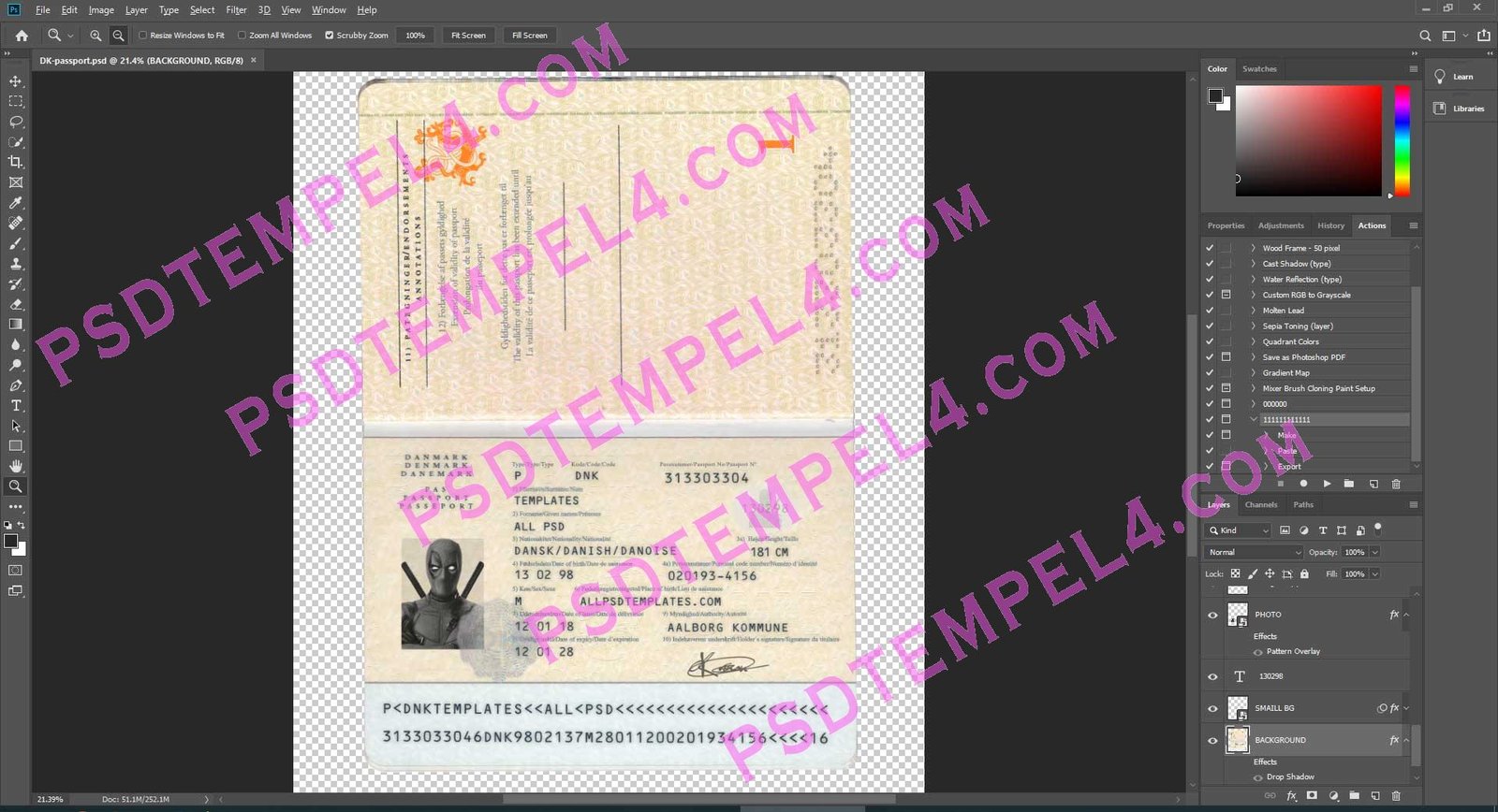 Denmark Passport