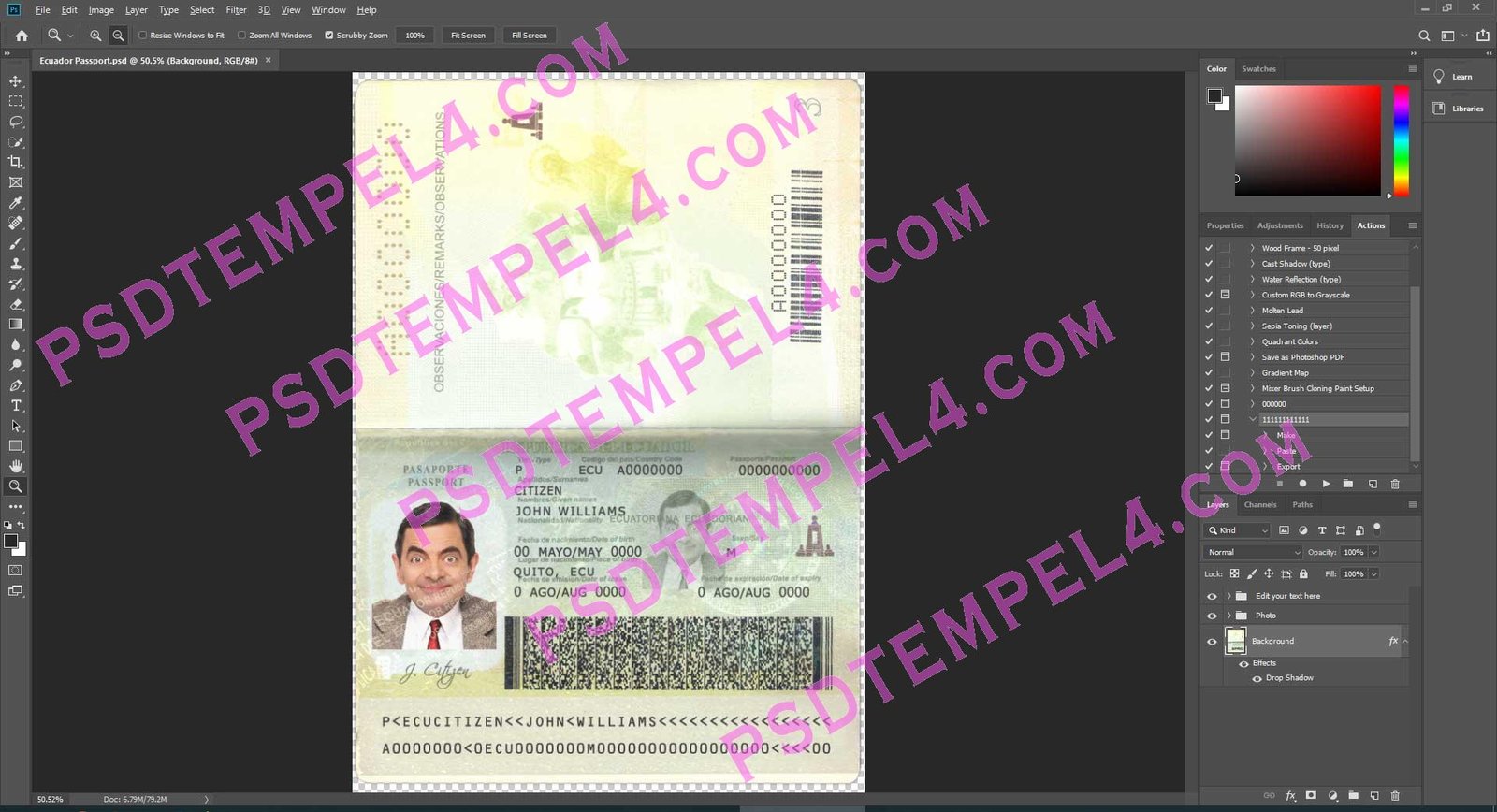 Ecuador Passport