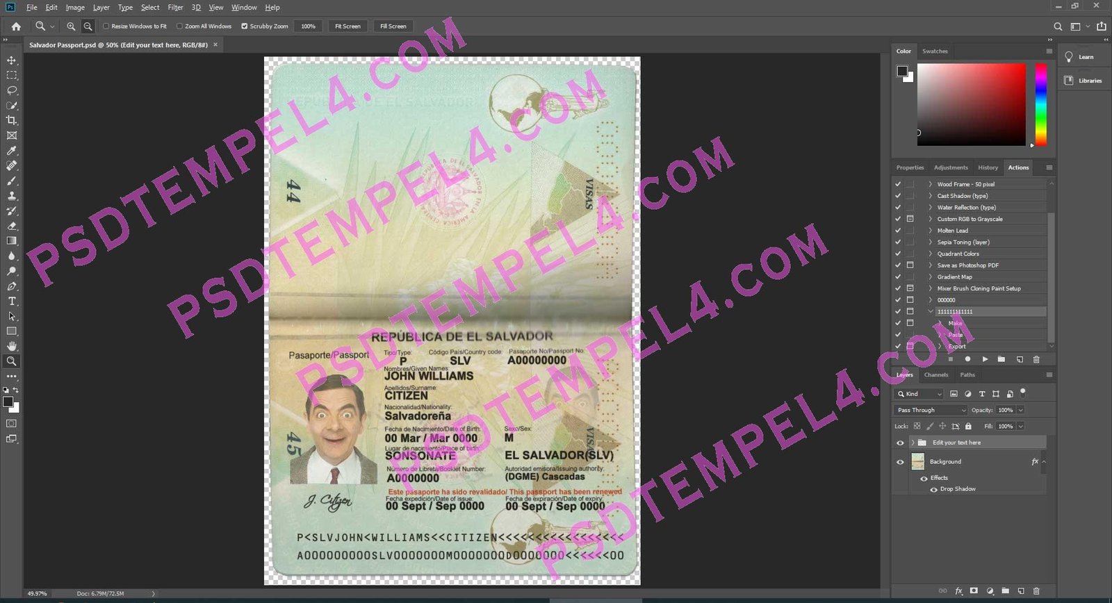 El Salvador Passport