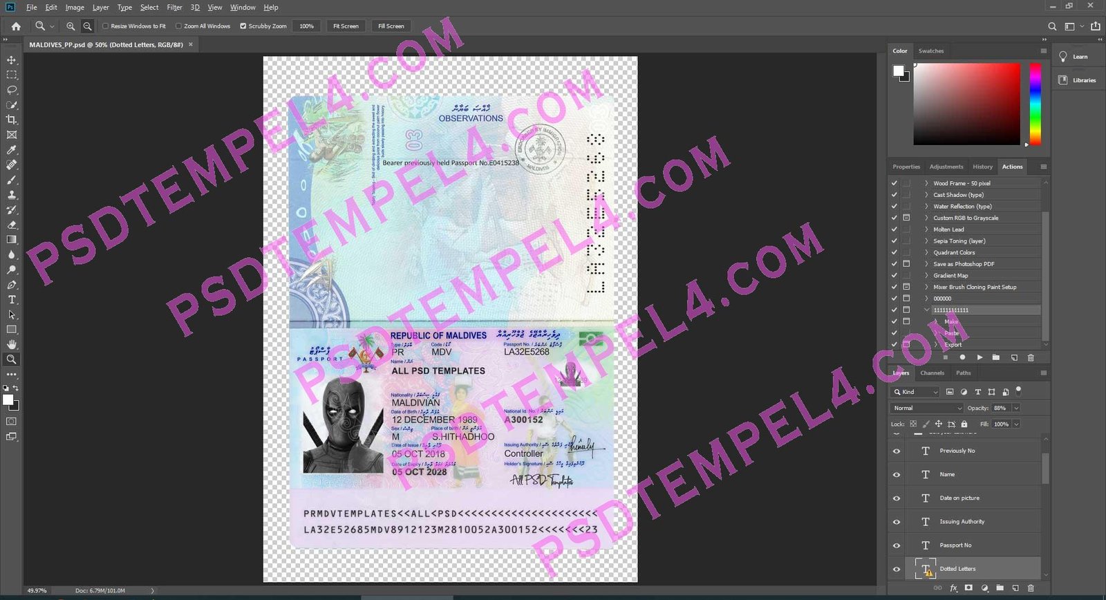 Maldives Passport
