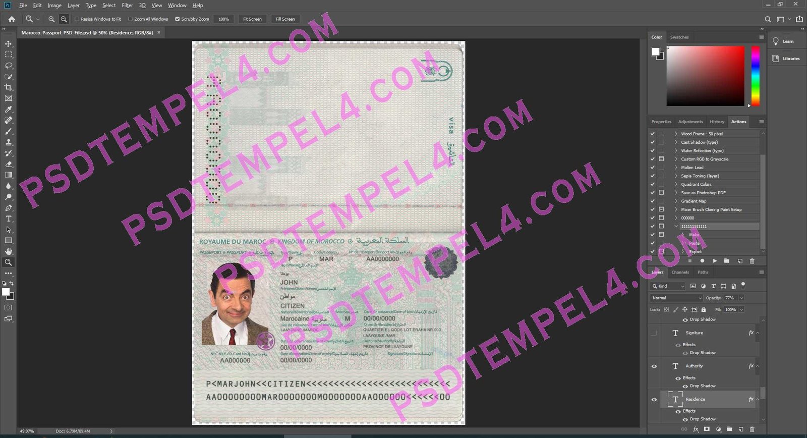 Morocco Passport
