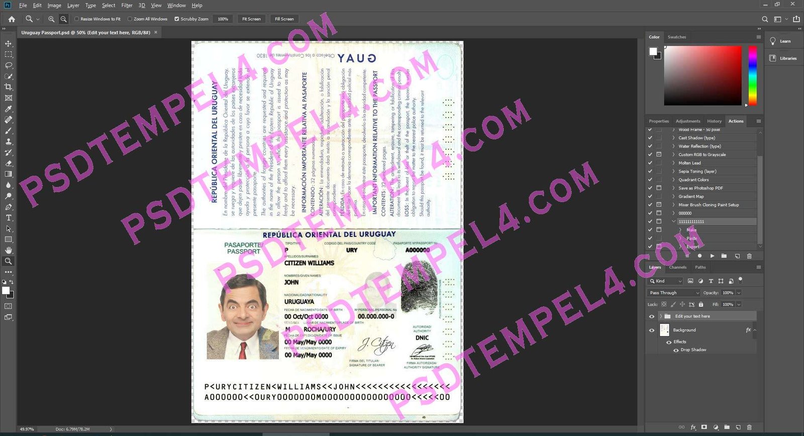 Uruguay Passport