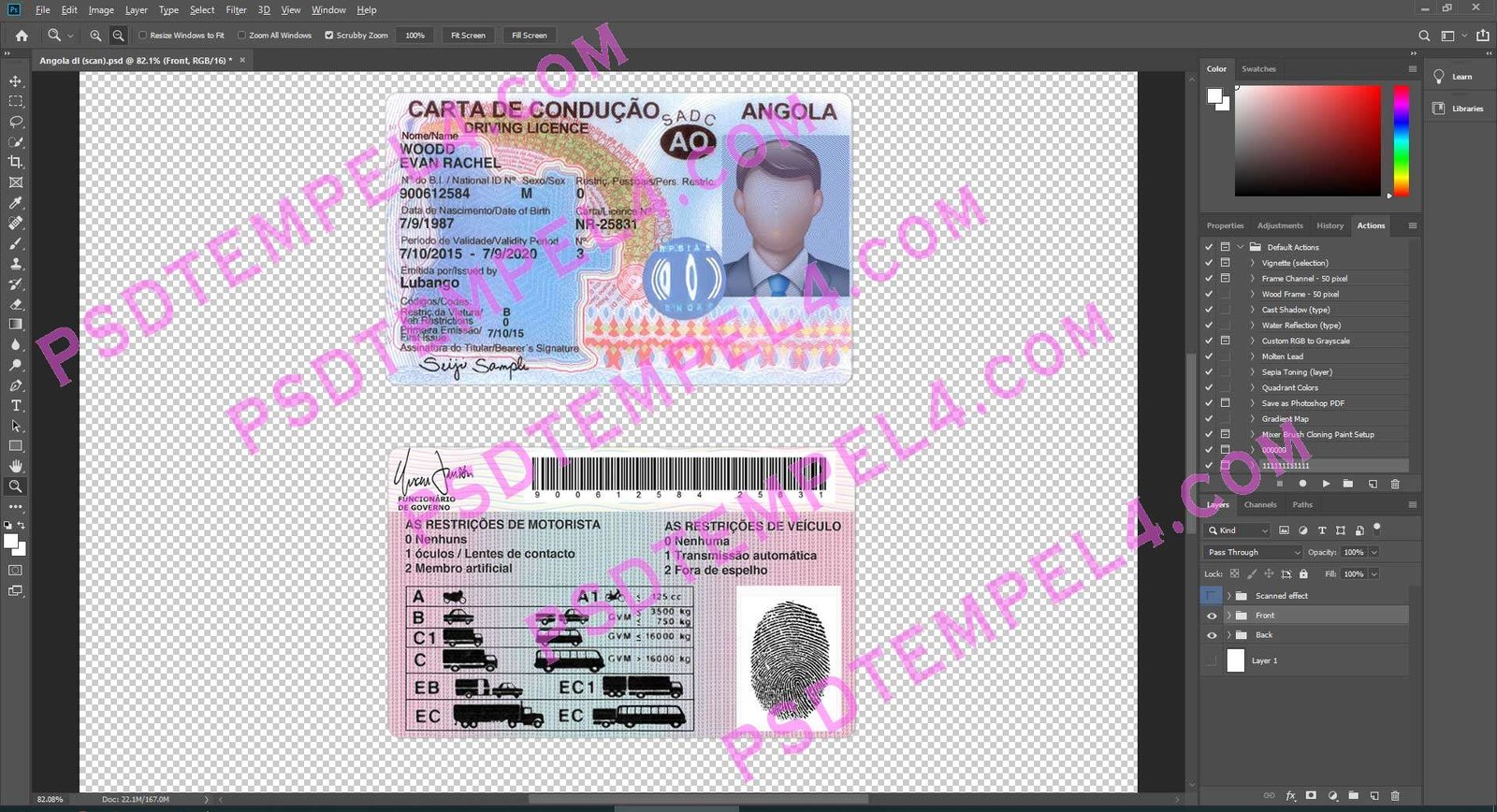 Angola Driver License