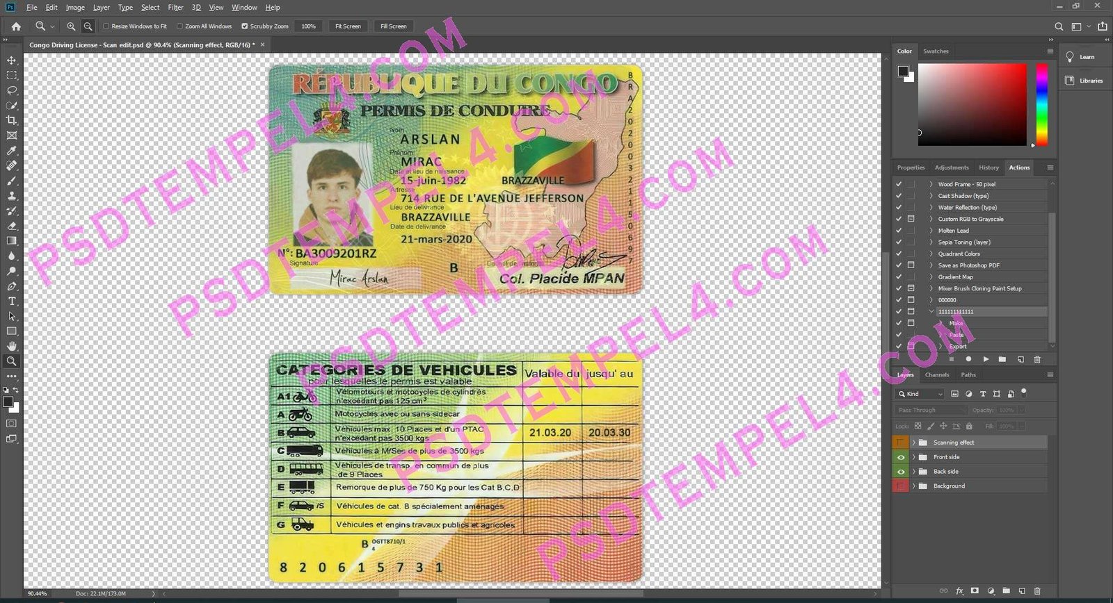 Congo Driver License