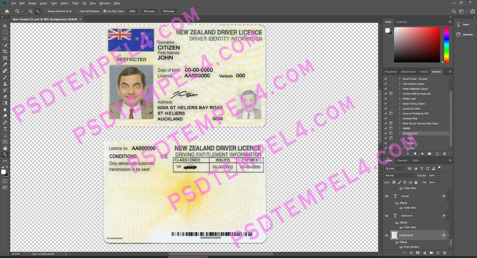 New Zealand Driver License