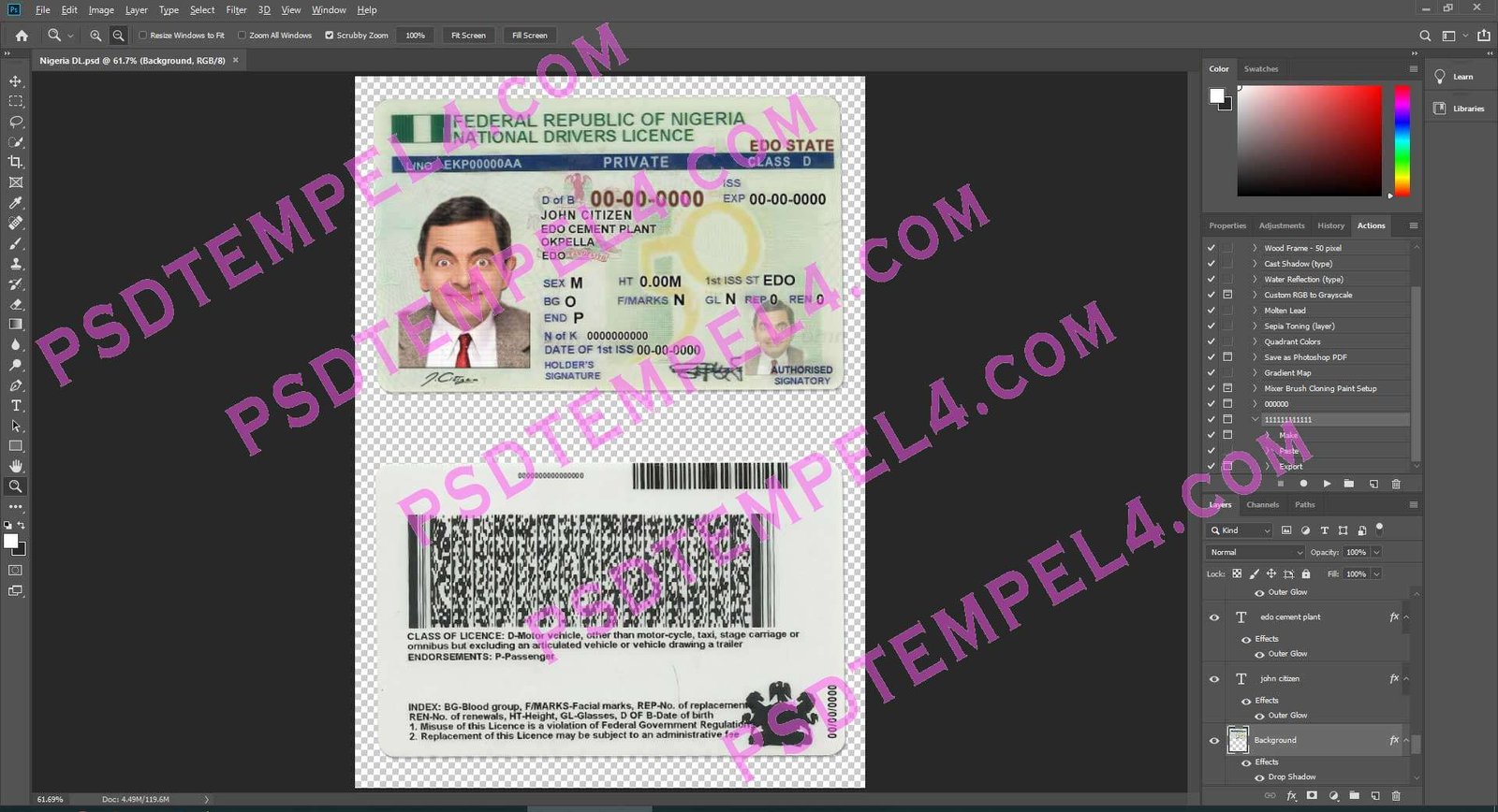 Nigeria Driver License