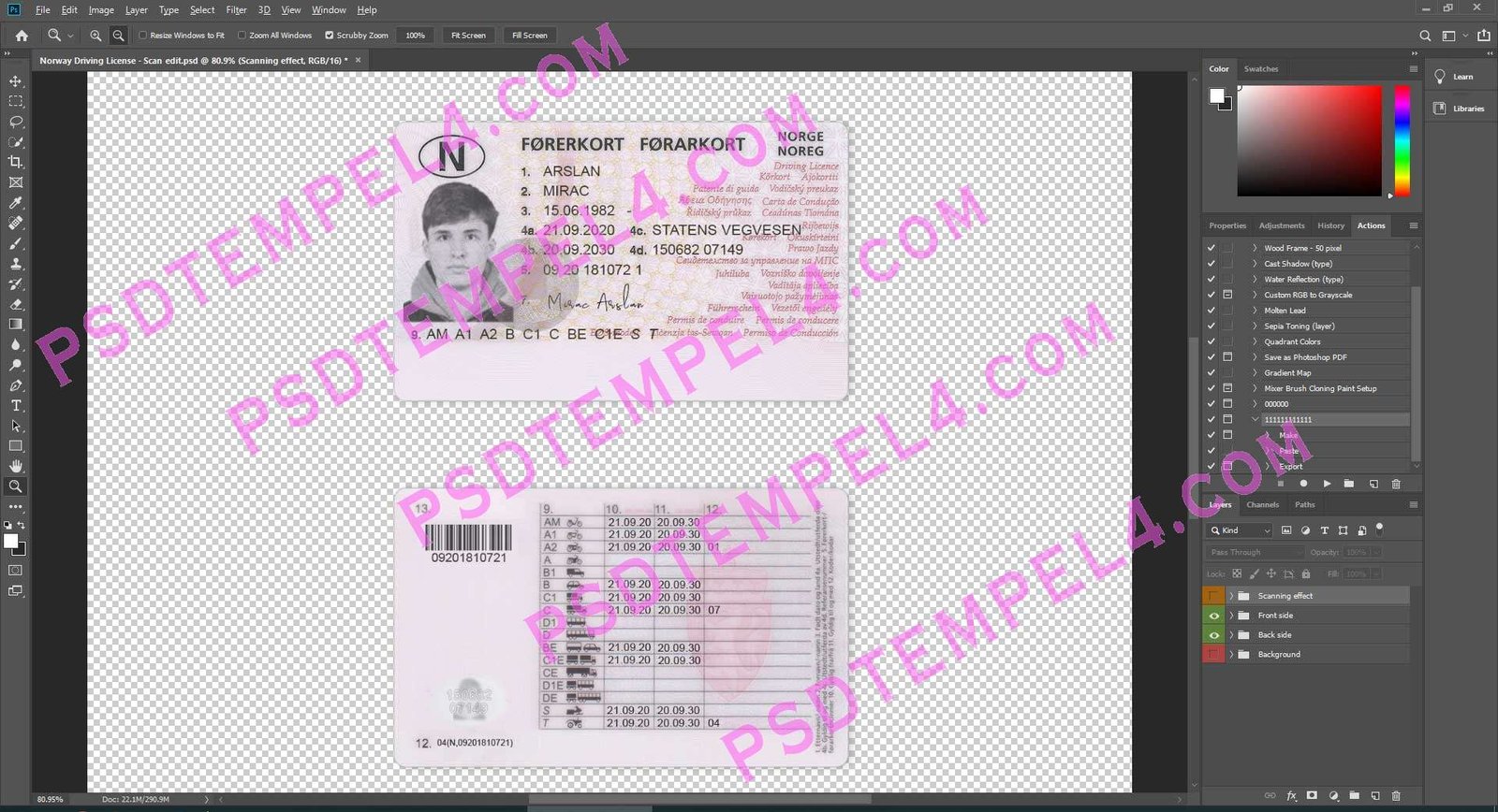 Norway Driver License