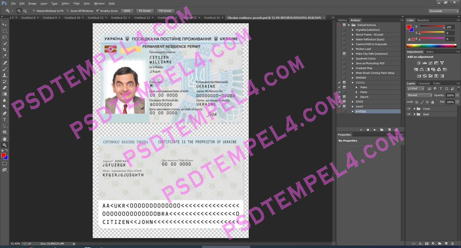 Ukraine residence resident permit
