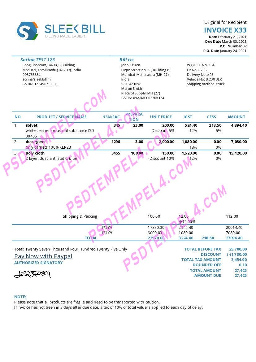 India sleek bill invoicing software company invoice utility billInd