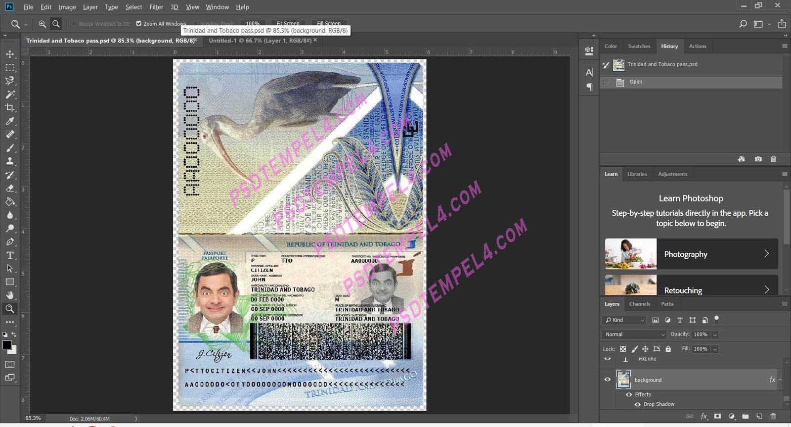 Trinidad Tobago passport