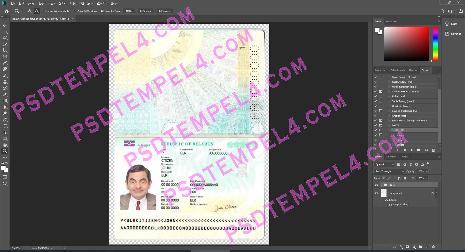 Belarus Passport - version 2