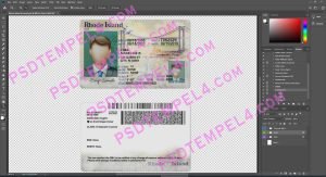 USA Rhode Island Driver License