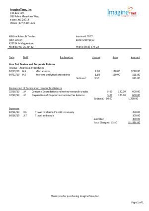 Australia Imagine Time utility bill