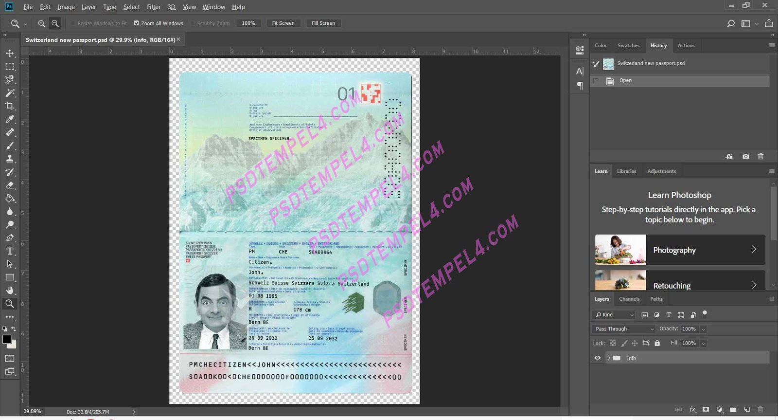 Switzerland passport V3