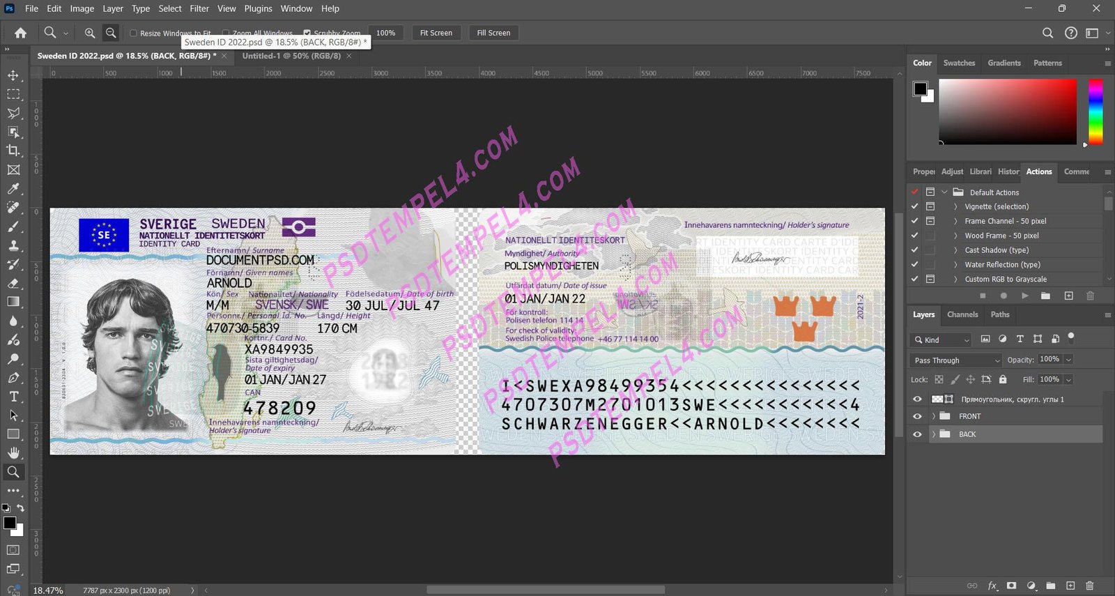 Sweden id card New V3
